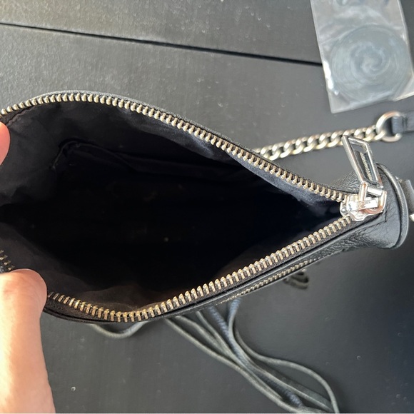 Rebecca Minkoff Black 4 Zipper Small Crossbody Purse - Picture 12 of 16